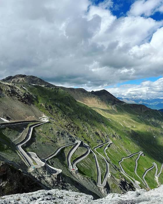 Stelvio ve Gavia Geçitleri, İtalyan Alpleri — kare 8